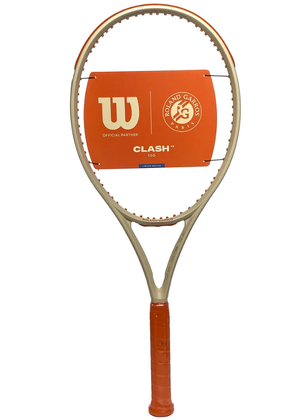 Wilson Clash 100 V2 Roland Garros 2024 (non-cordée)