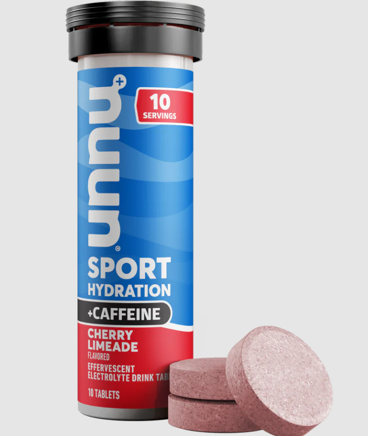 Nuun Sport Electrolytes (cerise / limonade / caféine)