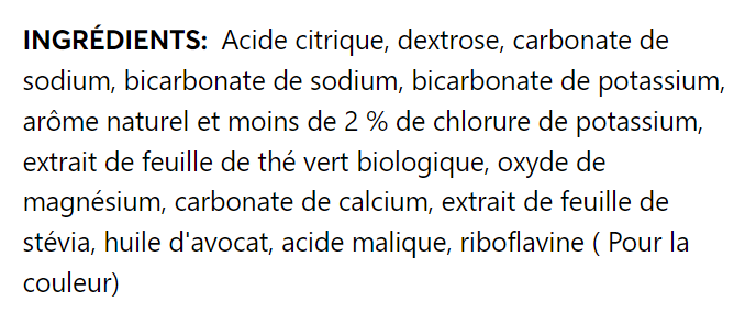 Nuun Sport Electrolytes (cerise / limonade / caféine)